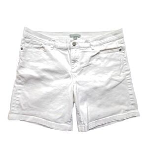 New York & Company Denim Bermuda Shorts Size 12
